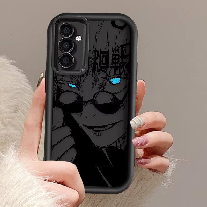 Anime Jujutsu Kaisen Cool for  Galaxy S24 S23 S22 S21 S20 Ultra plus FE A52 A53 A54 A71 Eye Ladder Phone Case