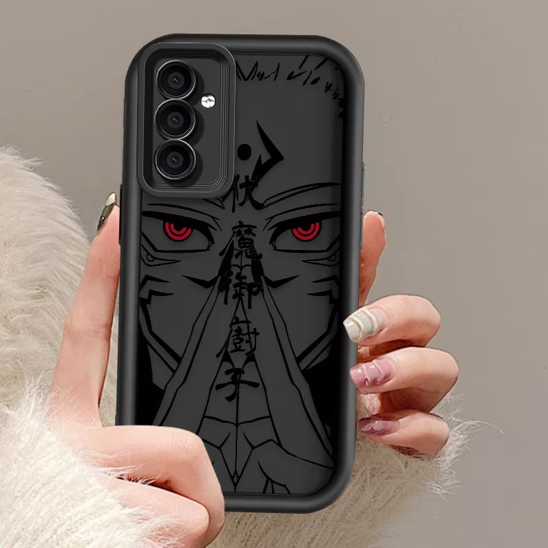 Anime Jujutsu Kaisen Cool for  Galaxy S24 S23 S22 S21 S20 Ultra plus FE A52 A53 A54 A71 Eye Ladder Phone Case