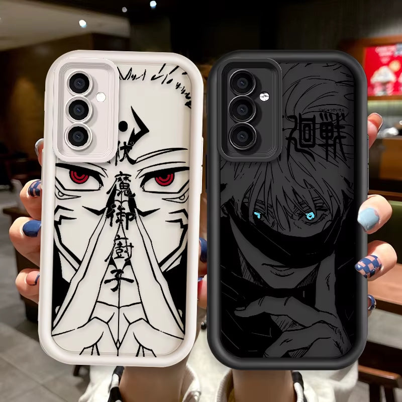 Anime Jujutsu Kaisen Cool for  Galaxy S24 S23 S22 S21 S20 Ultra plus FE A52 A53 A54 A71 Eye Ladder Phone Case