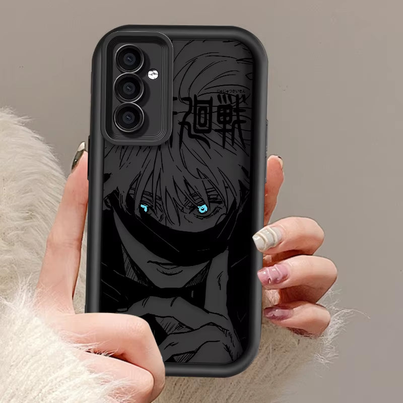 Anime Jujutsu Kaisen Cool for  Galaxy S24 S23 S22 S21 S20 Ultra plus FE A52 A53 A54 A71 Eye Ladder Phone Case