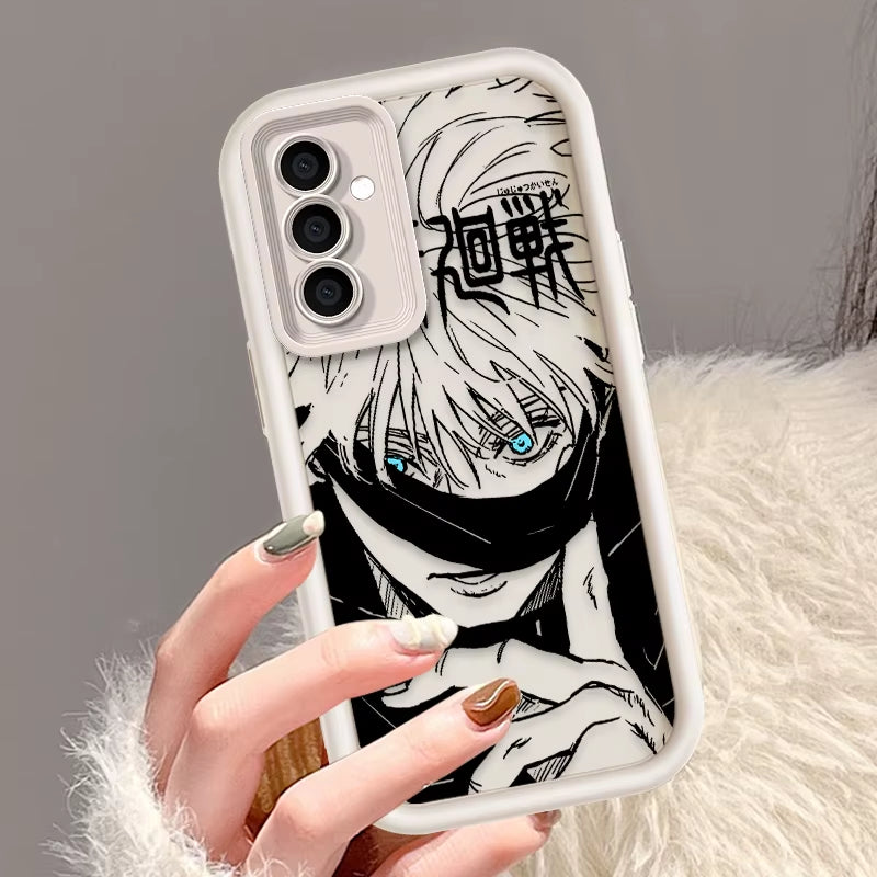 Anime Jujutsu Kaisen Cool for  Galaxy S24 S23 S22 S21 S20 Ultra plus FE A52 A53 A54 A71 Eye Ladder Phone Case